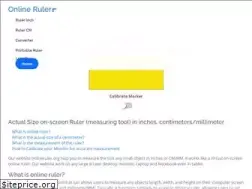 Sites similar to onlineruler.org