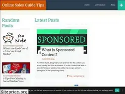 Sites similar to onlinesalesguidetip.com