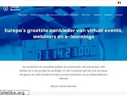Sites similar to onlineseminar.be