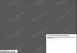 Sites similar to onlinesignaturecreator.com