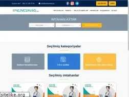 Sites similar to onlinesinaq.az
