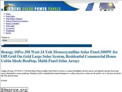 Sites similar to onlinesolarpowerpanels.com