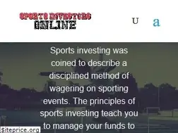 Sites similar to onlinesportsinvestor.com