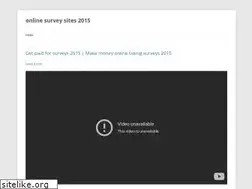 Sites similar to onlinesurveysites2015.wordpress.com