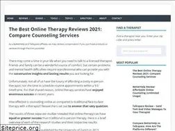 Sites similar to onlinetherapyreviews.com
