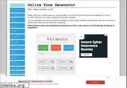 Sites similar to onlinetonegenerator.com