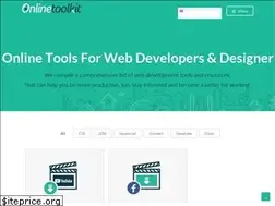 Sites similar to onlinetoolkit.net