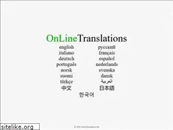 Sites similar to onlinetranslations.biz