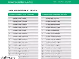 Sites similar to onlinetranslatortool.com