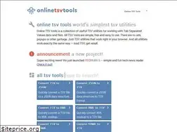 Sites similar to onlinetsvtools.com