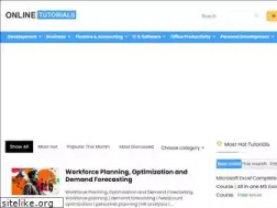 Sites similar to onlinetutorials.org