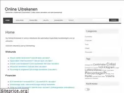 Sites similar to onlineuitrekenen.nl