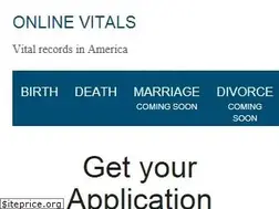 Sites similar to onlinevitals.com