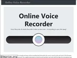 Sites similar to onlinevoicerecorder.net