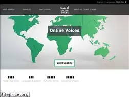 Sites similar to onlinevoices.com