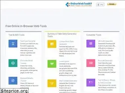 Sites similar to onlinewebtoolkit.com