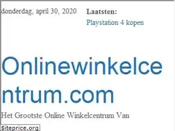 Sites similar to onlinewinkelcentrum.com