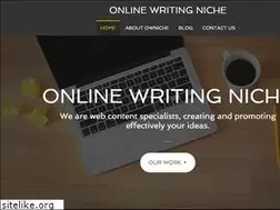 Sites similar to onlinewritingniche.com