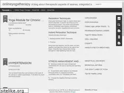 Sites similar to onlineyogatherapy.blogspot.com
