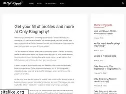 Sites similar to onlybiography.in