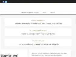 Sites similar to onlybuyvegan.com