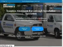 Sites similar to onlyeavestroughs.com