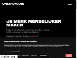 Sites similar to onlyhumans.com