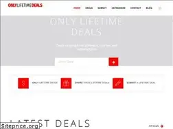 Sites similar to onlylifetimedeals.com