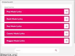 Sites similar to onlylyrics.com