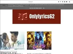 Sites similar to onlylyrics62.blogspot.com