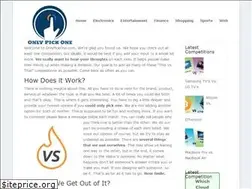 Sites similar to onlypickone.com