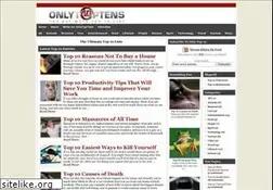 Sites similar to onlytoptens.com