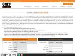 Sites similar to onlytowercrane.com