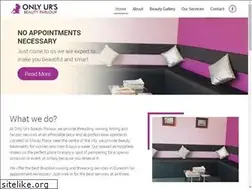 Sites similar to onlyursbeauty.co.nz