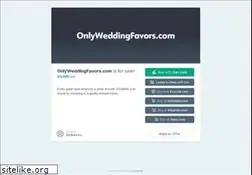 Sites similar to onlyweddingfavors.com