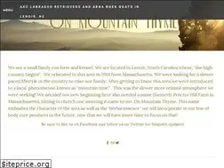 Sites similar to onmountainthyme.com