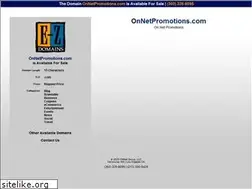 Sites similar to onnetpromotions.com