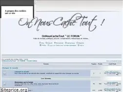 Sites similar to onnouscachetout-la-suite.com