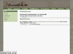 Sites similar to onomastik.at
