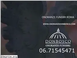 Sites similar to onoranzedonbosco.it