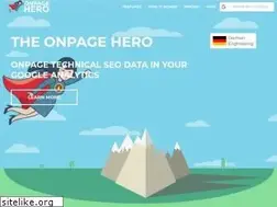 Sites similar to onpage-hero.com