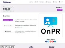 Sites similar to onpr.com