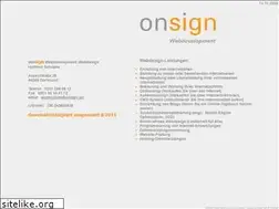 Sites similar to onsign.de