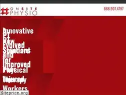Sites similar to onsite-physio.com
