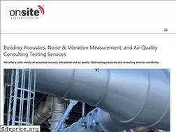 Sites similar to onsiteacoustictesting.com