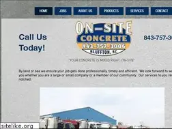 Sites similar to onsiteconcrete.com