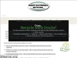 Sites similar to onsiteelectronicsrecycling.com