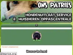 Sites similar to onspatries.nl