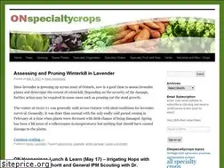 Sites similar to onspecialtycrops.wordpress.com