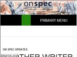 Sites similar to onspecmag.wordpress.com